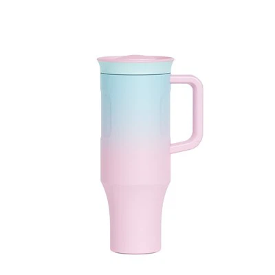 Lekkasjesikker glass med sugerør