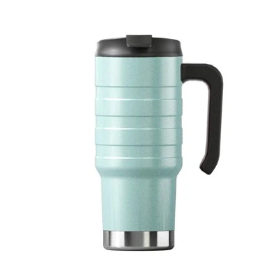 Reisekrus i rustfritt stål med håndtak
